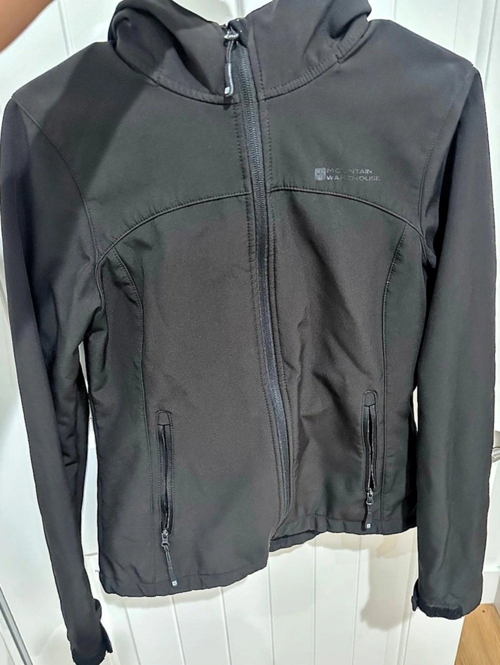Mountain Warehouse Exodus Womens Water Resistant Softshell Jacket Black S
